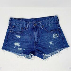 LEVI'S | Distressed Denim Cut-Off Shorts